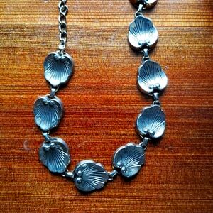 Art Nouveau Style Floral Necklace